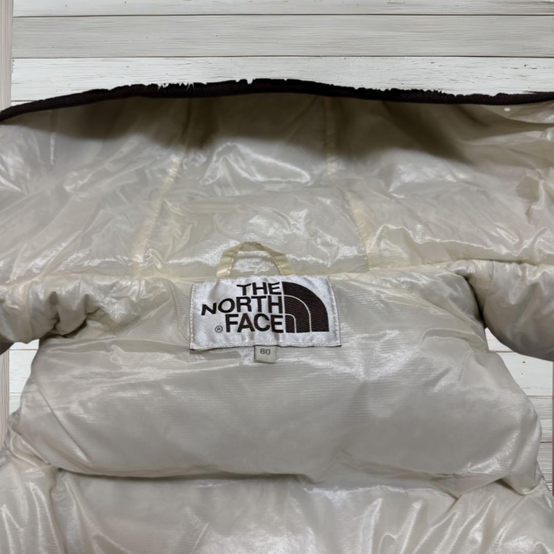 ノースフェイス　ホワイト　ダウンベスト　700フィル