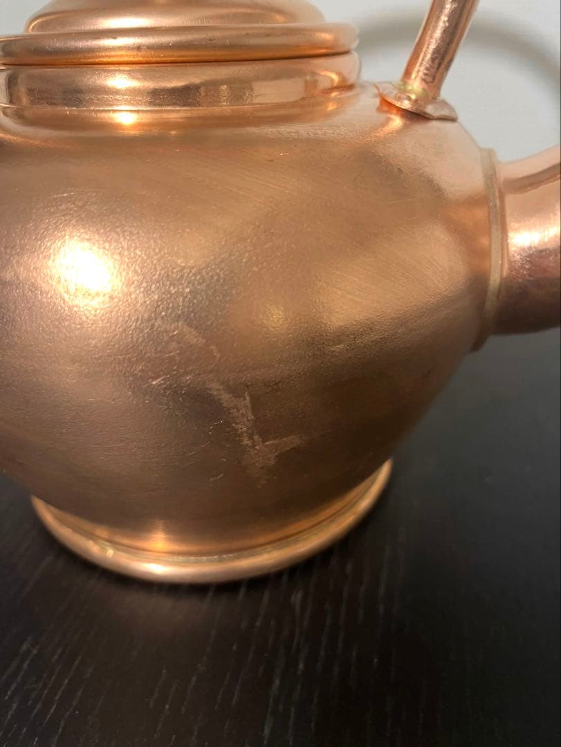 【新品未使用】中国四川　銅薬缶(やかん)