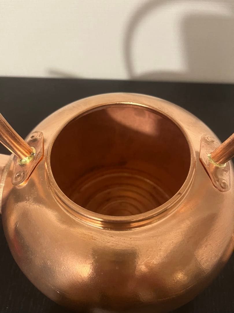 【新品未使用】中国四川　銅薬缶(やかん)
