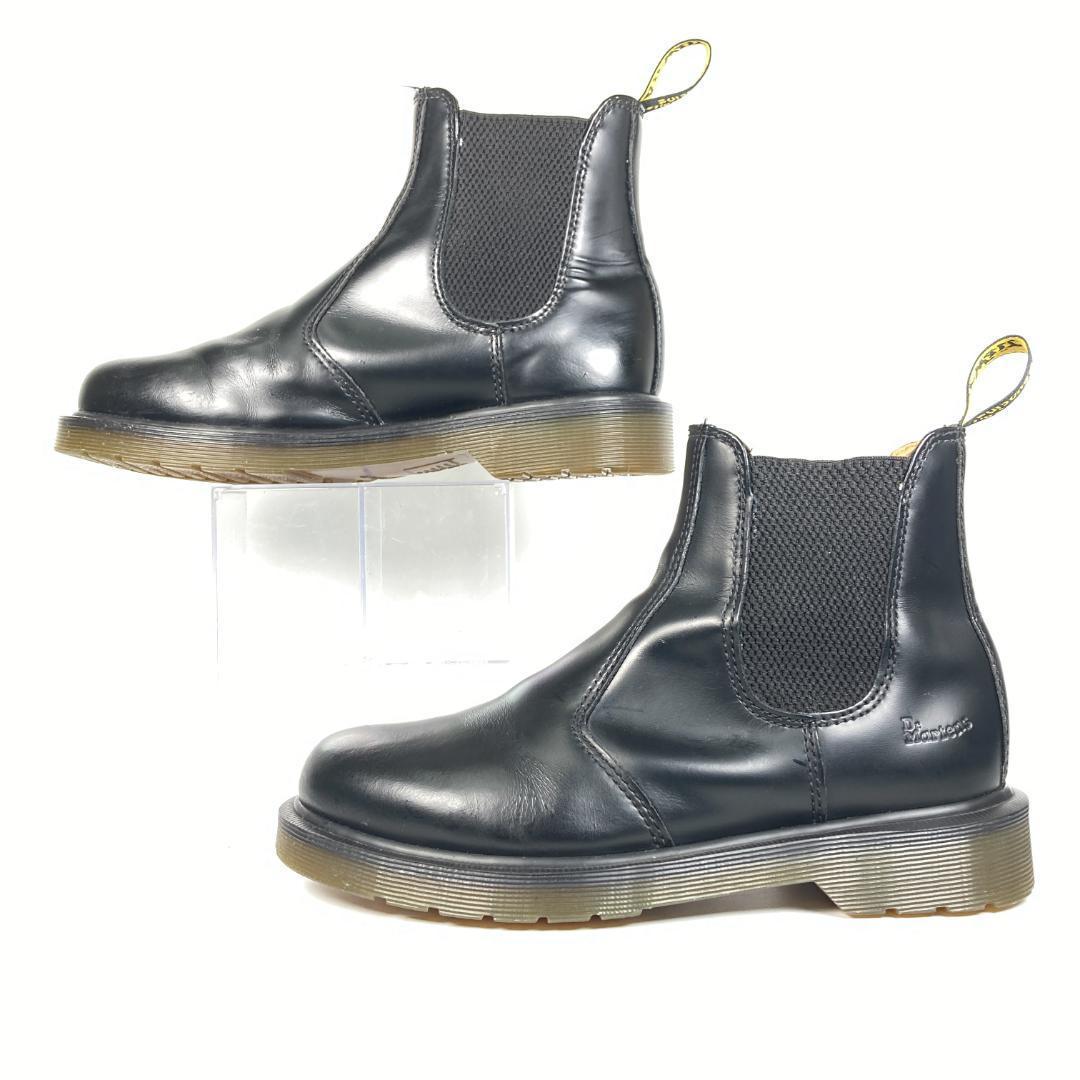 ドクターマーチン　2976　レザーチェルシーブーツ　サイドゴア　本革　黒　UK5