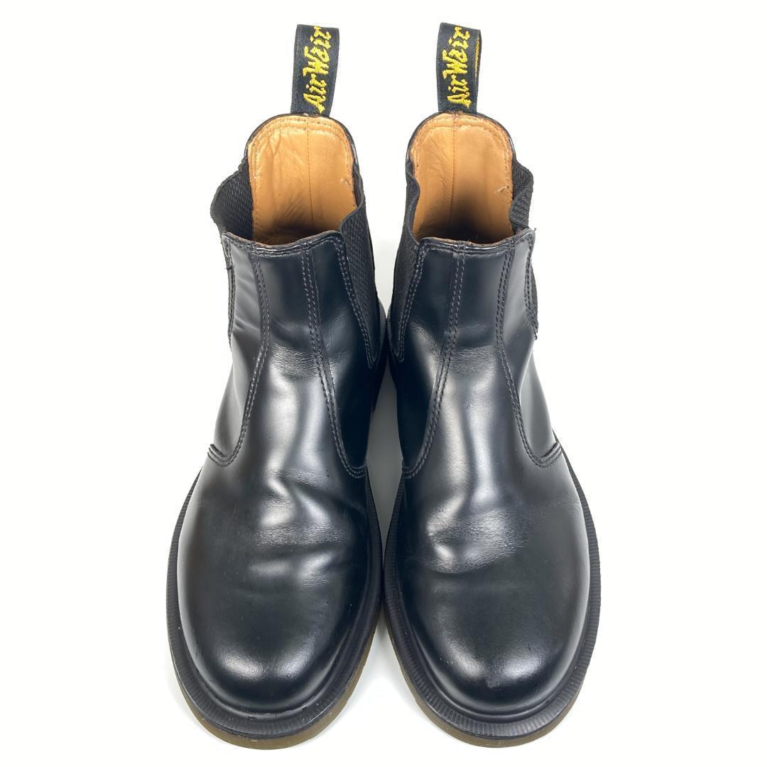 ドクターマーチン　2976　レザーチェルシーブーツ　サイドゴア　本革　黒　UK5