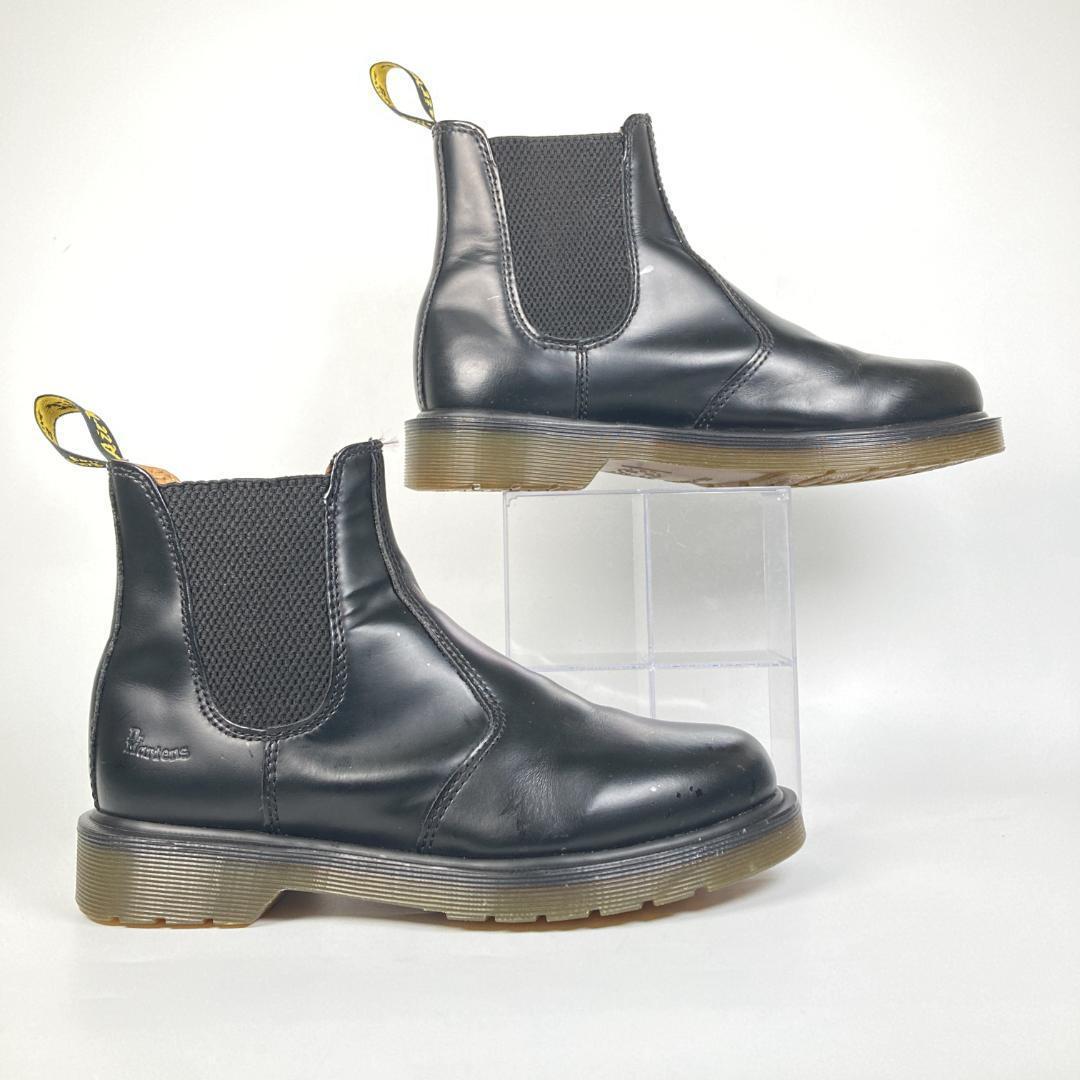 ドクターマーチン　2976　レザーチェルシーブーツ　サイドゴア　本革　黒　UK5
