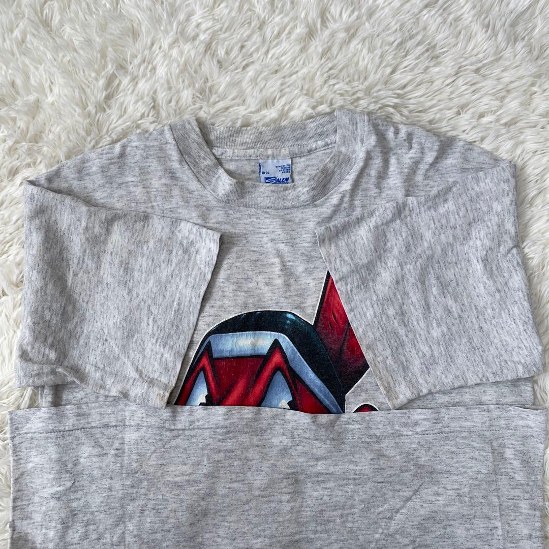 廃盤【インディアンズTシャツ】90s ワフー酋長　メジャーリーグ