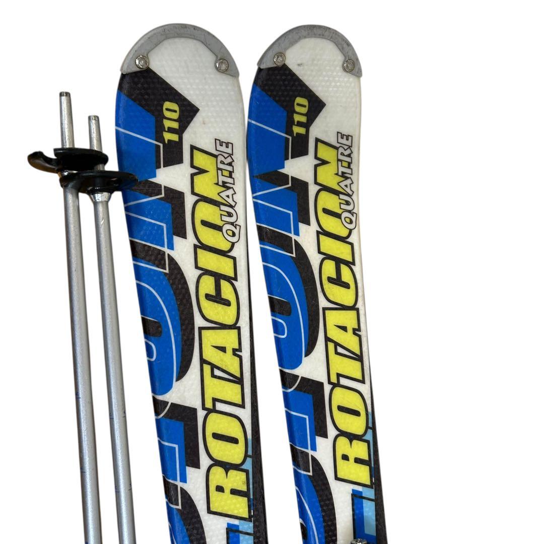 ⑥SWALLOW スキー板 3点セット ジュニア110cm 20cm