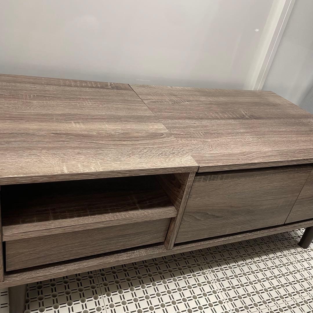 RASIK ドレッサー テーブル 幅95cm チャコールグレー