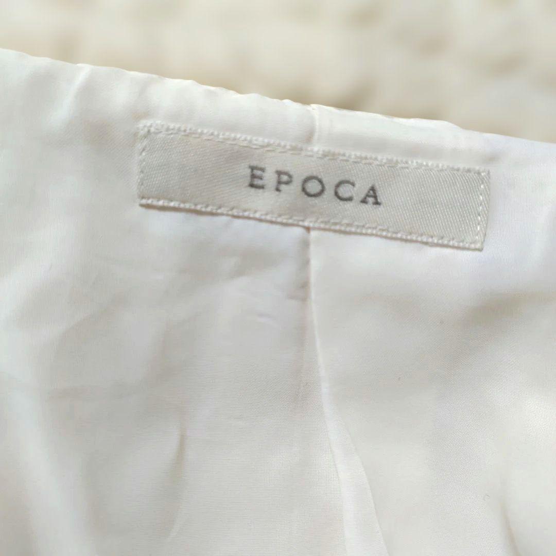 EPoca フード付きロングコート アイボリー