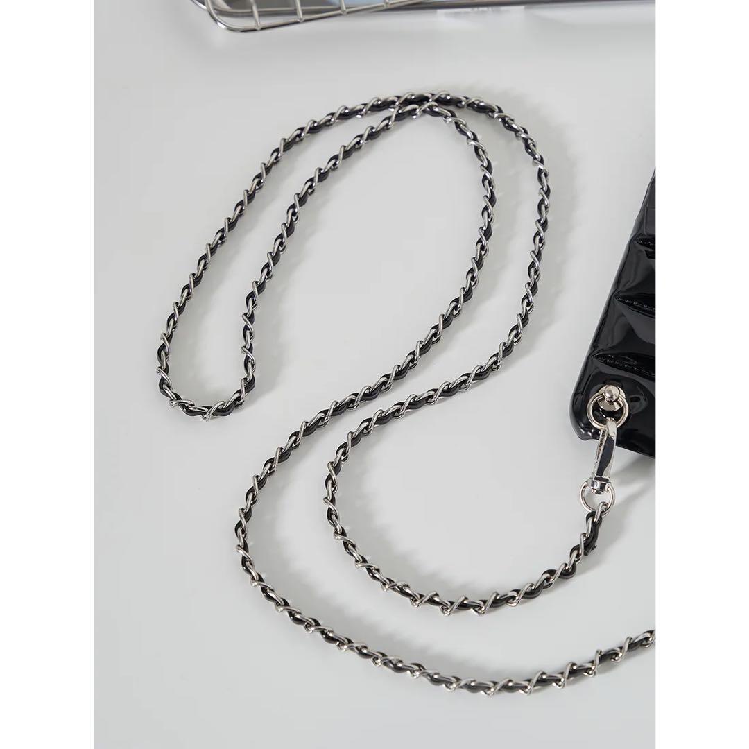 新品未開封 ダーリッチ DDリボンiPhoneケース ブラック 12-12pro