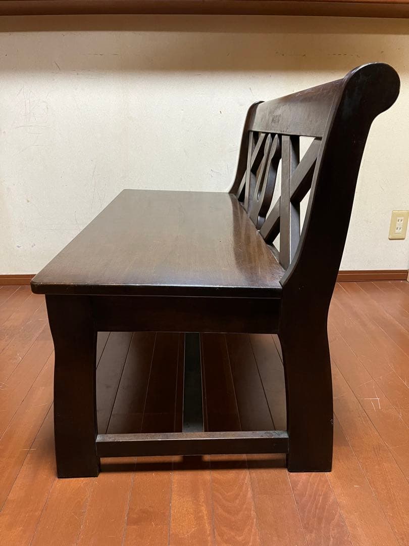 【愛知周辺手渡し大歓迎】カリモク ルスティックRUSTIC】 2人掛ベンチ