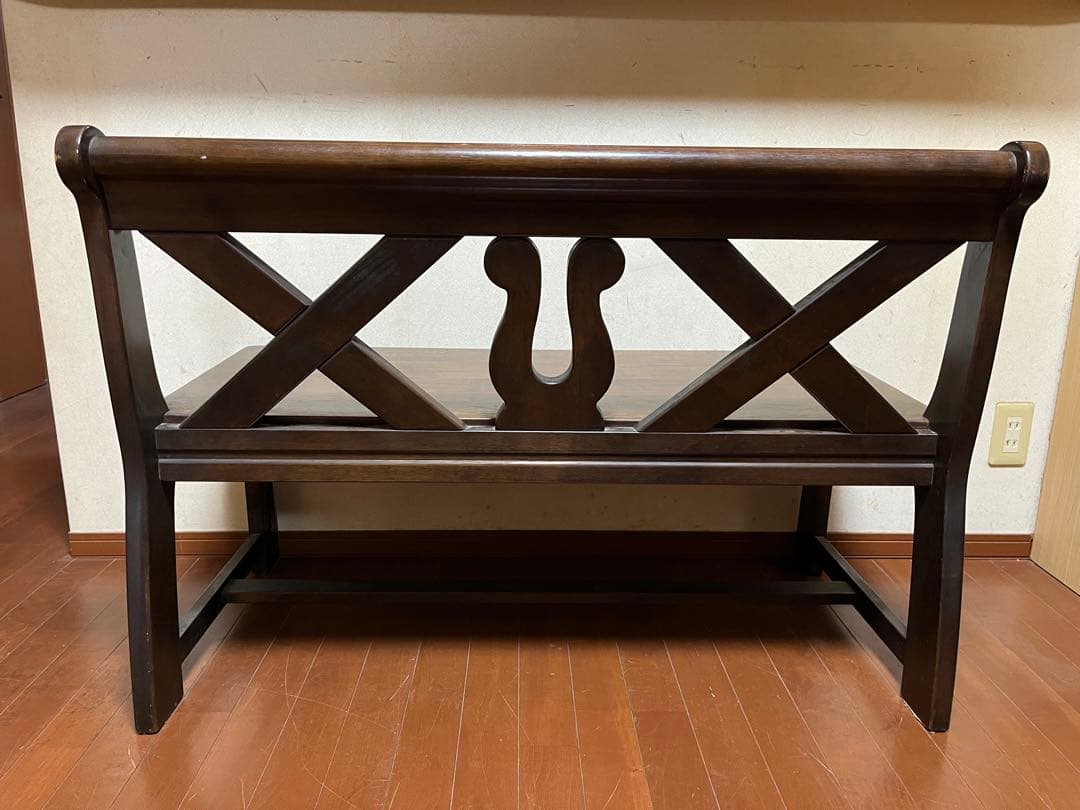 【愛知周辺手渡し大歓迎】カリモク ルスティックRUSTIC】 2人掛ベンチ