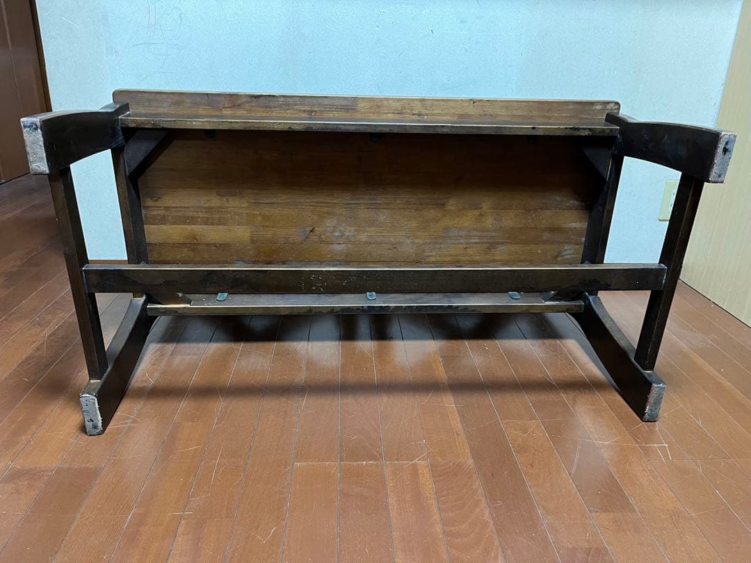 【愛知周辺手渡し大歓迎】カリモク ルスティックRUSTIC】 2人掛ベンチ