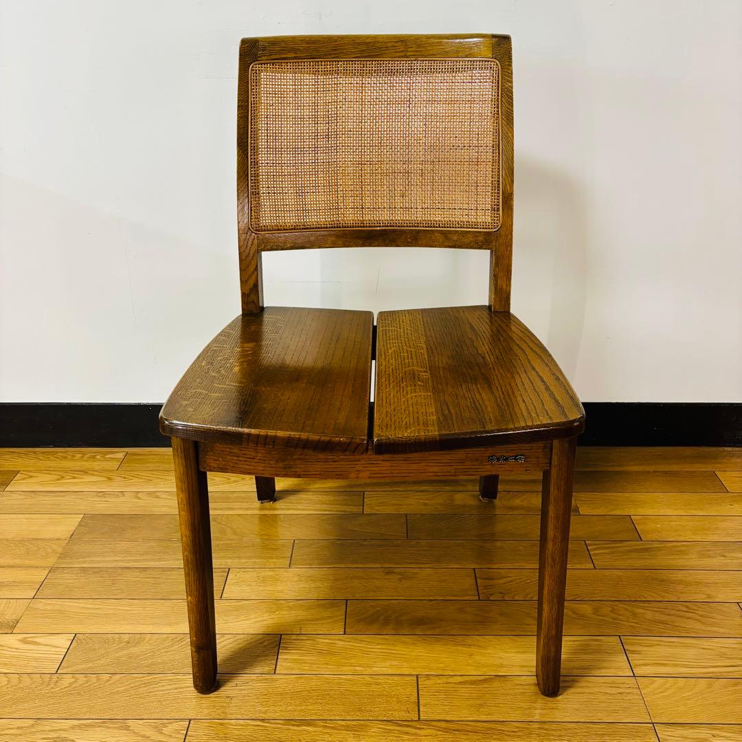 【希少品】浜本工芸　シングルチェア　ダイニングチェア　ラタン　送料込み