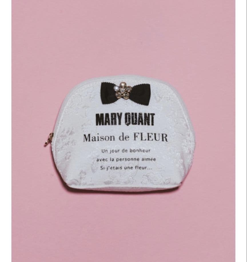 メゾンドフルール・マリークワントコラボトートバッグ、ポーチセット