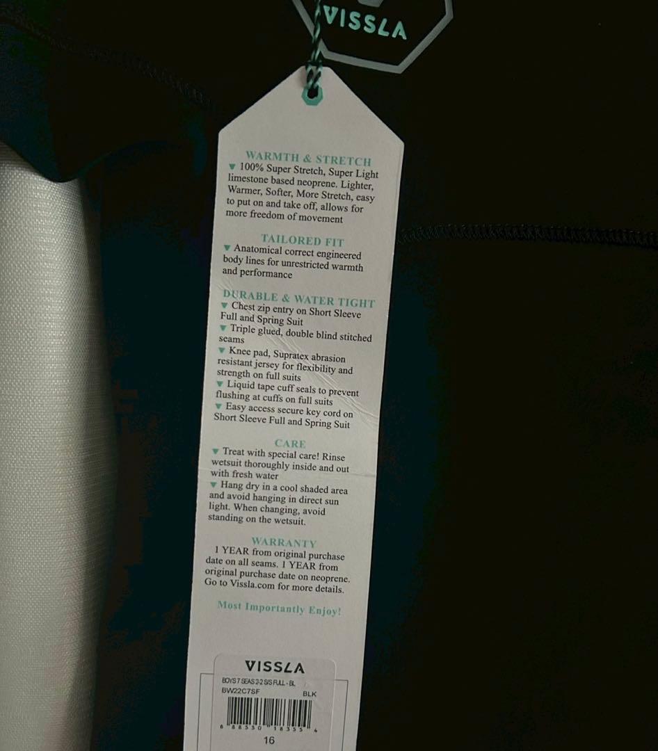 ★3273★【新品未使用】VISSLA ヴィスラ ウエットスーツ シーガル