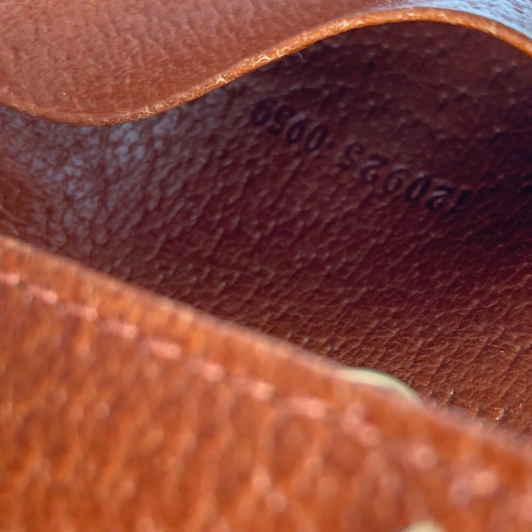 新品】グッチ キーケース 6連 GG柄 キャンバス スタッズ レザー ブラウン