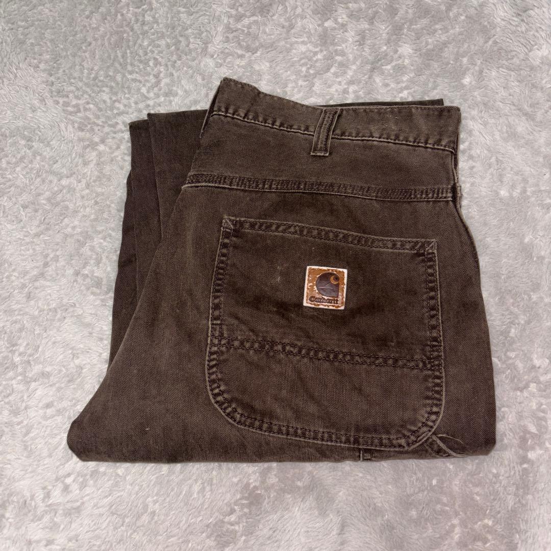 carhartt カーハート ペインターパンツ 古着　ビンテージ　ブラウン 34