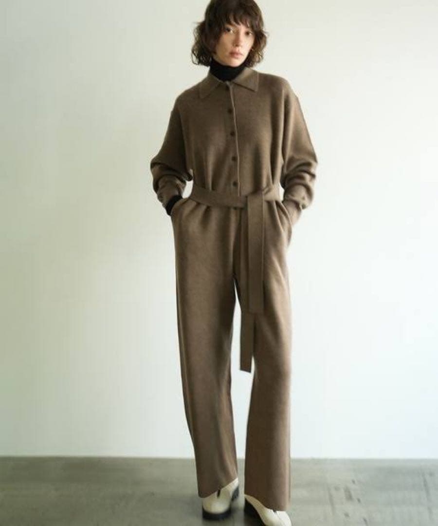 【CoCo 】CLANE / クラネニット オールインワンパンツ |