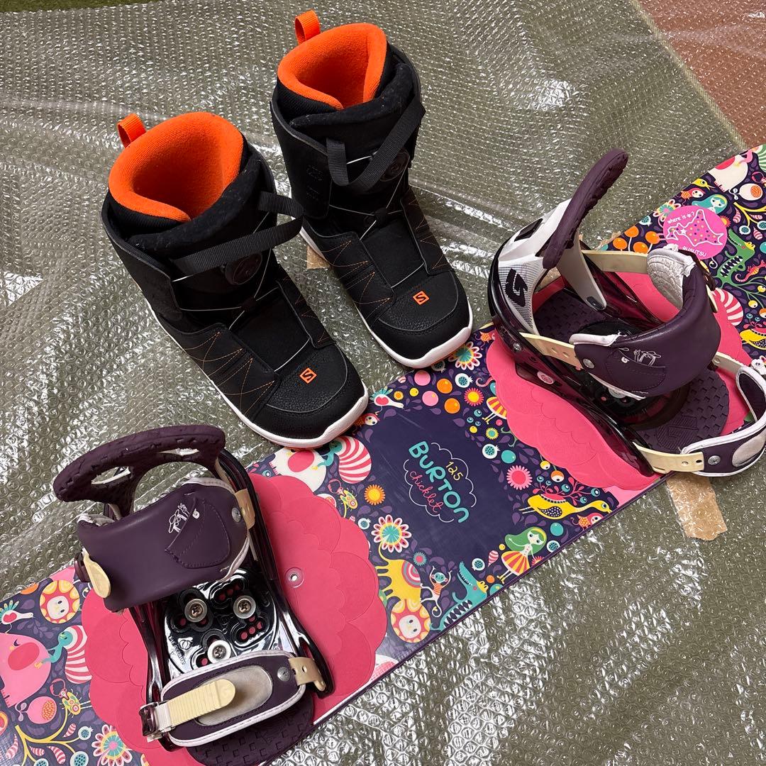 BURTON スノーボード　SALOMON ブーツ