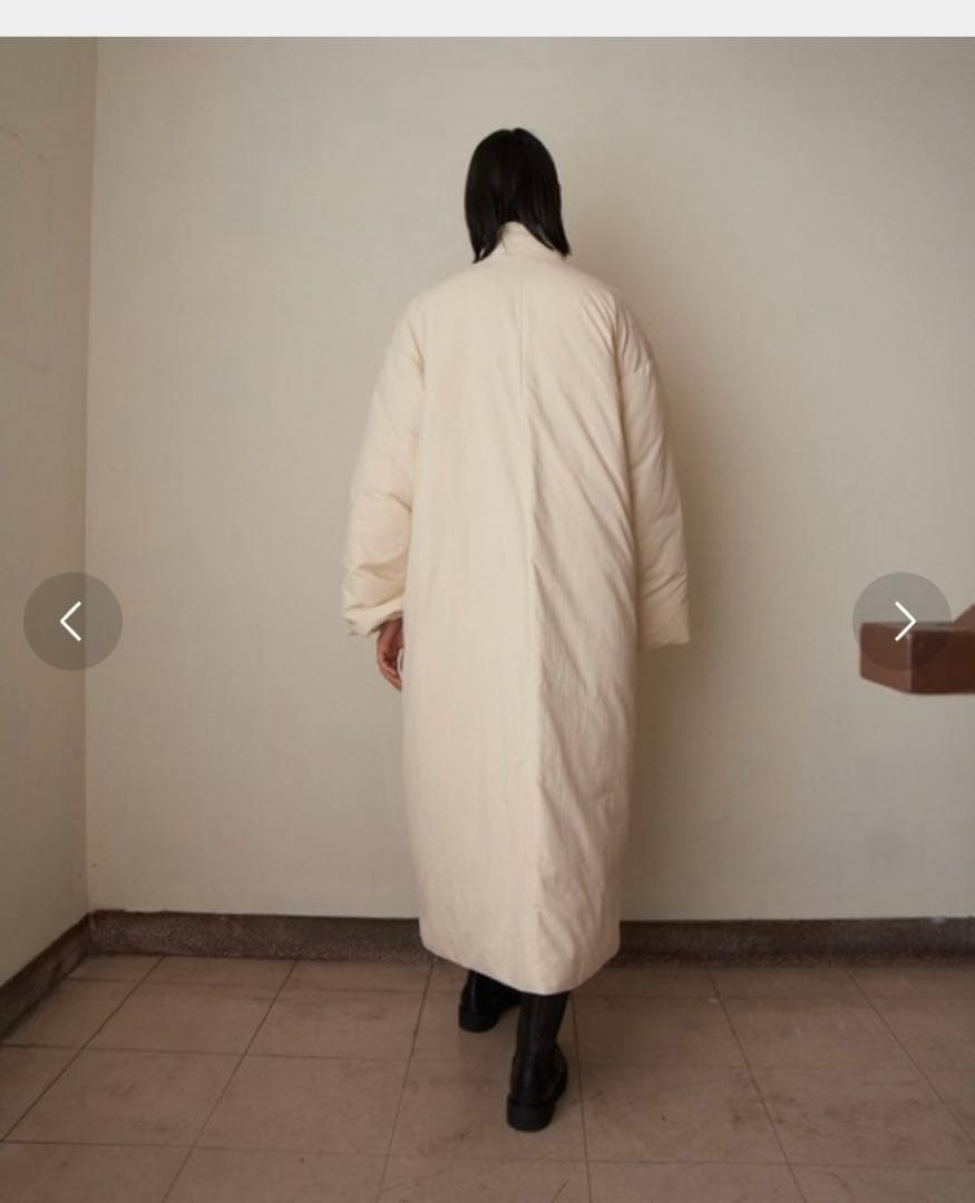 enof warm long coat ホワイト/M