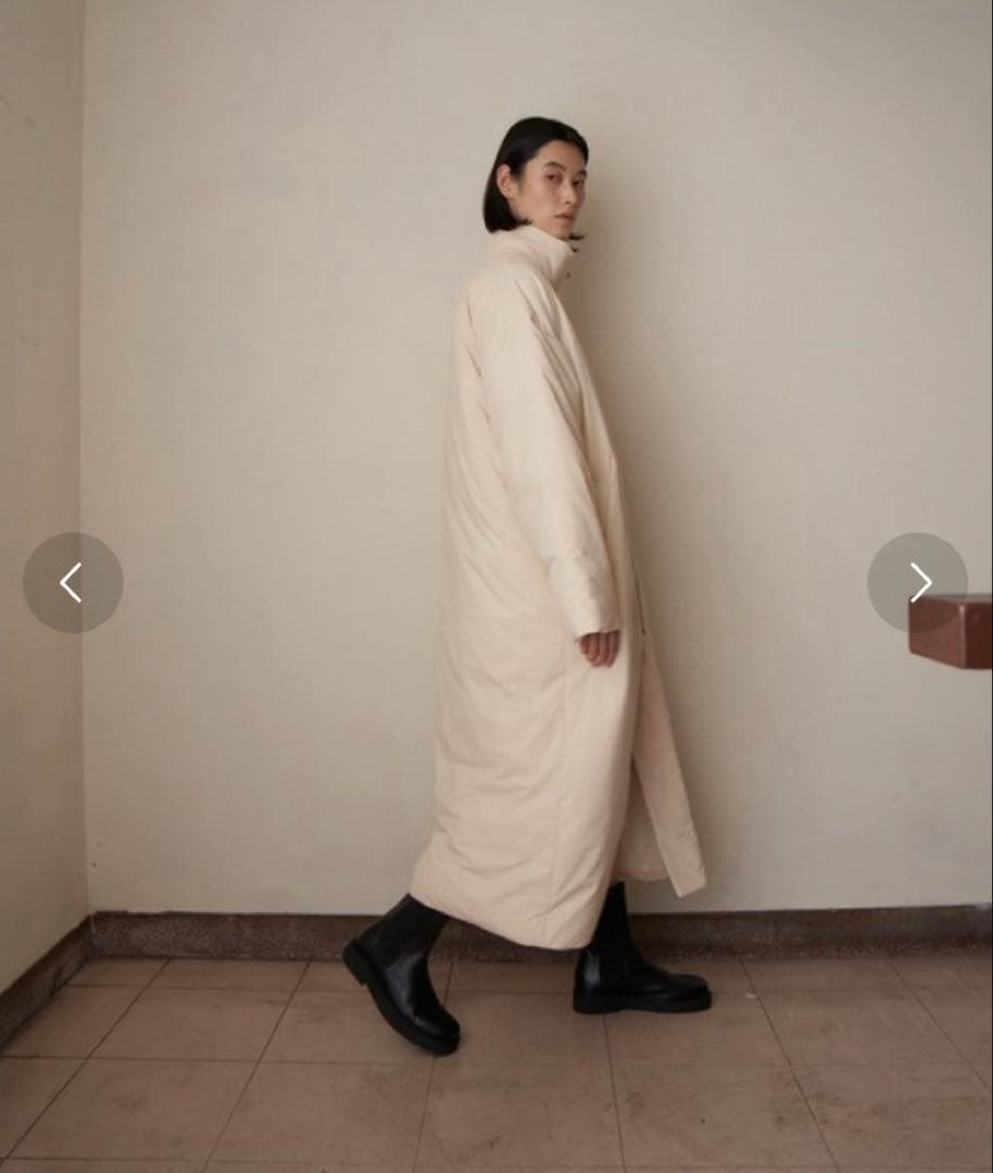 enof warm long coat ホワイト/M