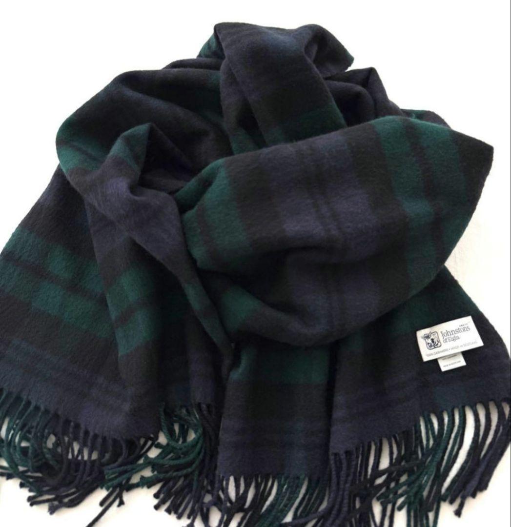 【新品未使用】Johnstons of Elgin 大判カシミヤストール