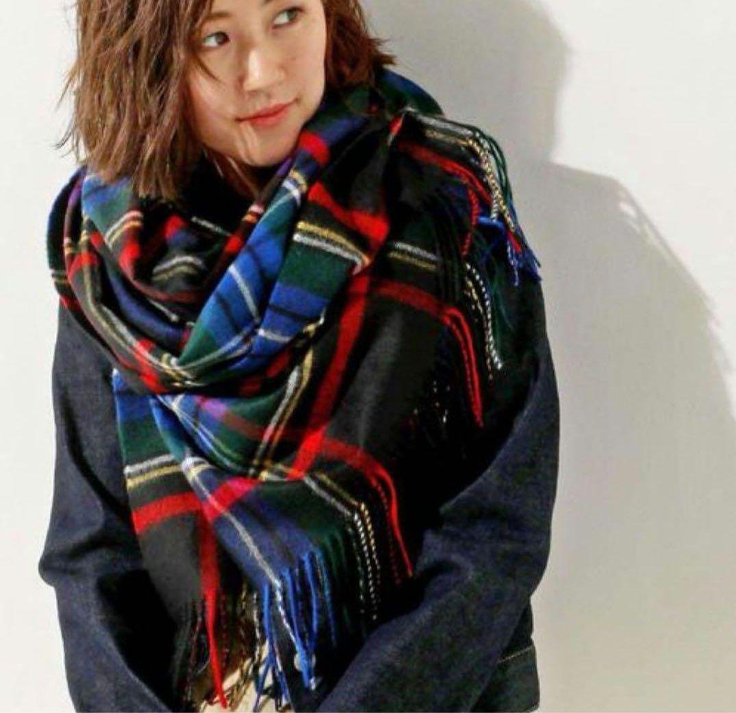 【新品未使用】Johnstons of Elgin 大判カシミヤストール