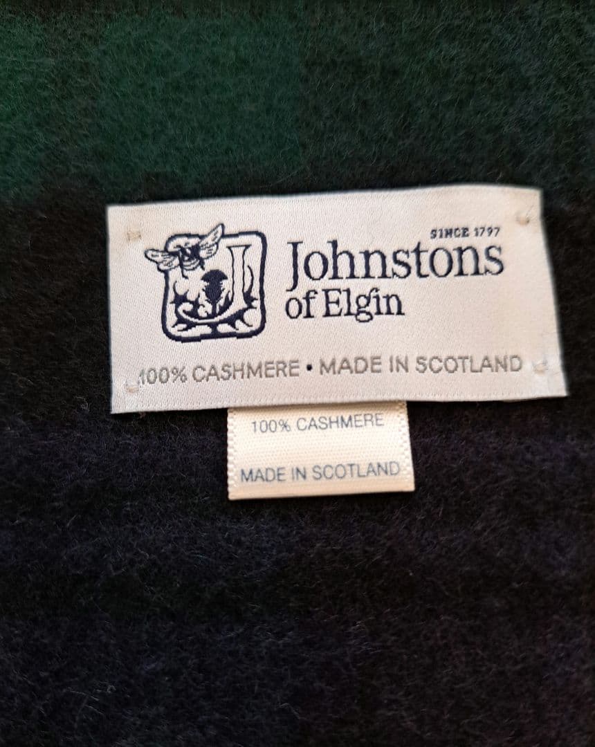 【新品未使用】Johnstons of Elgin 大判カシミヤストール