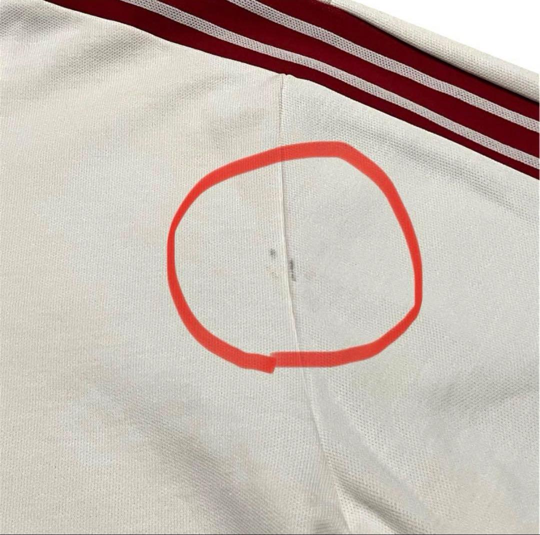 80's adidas 西ドイツ製 トラックジャケット サイズ4 オフホワイト