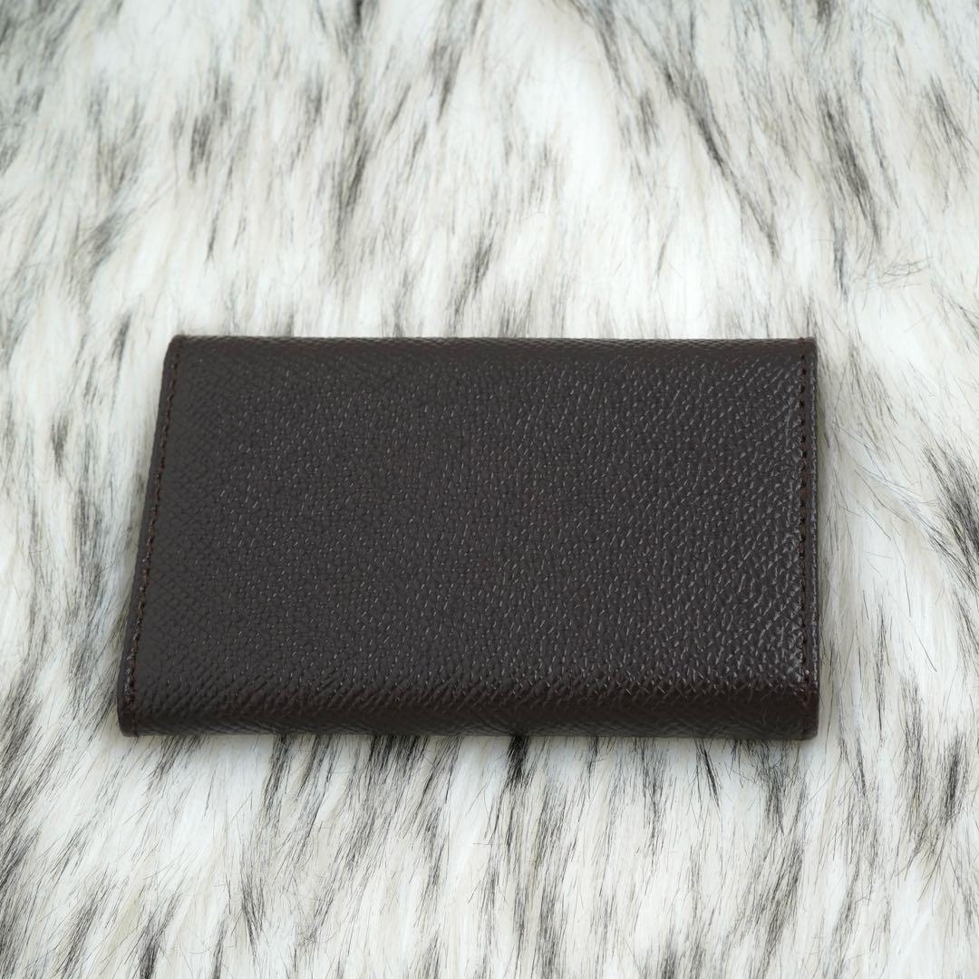 未使用品　箱付き　BVLGARI ブルガリ　キーケース　レザー　ブラウン　希少