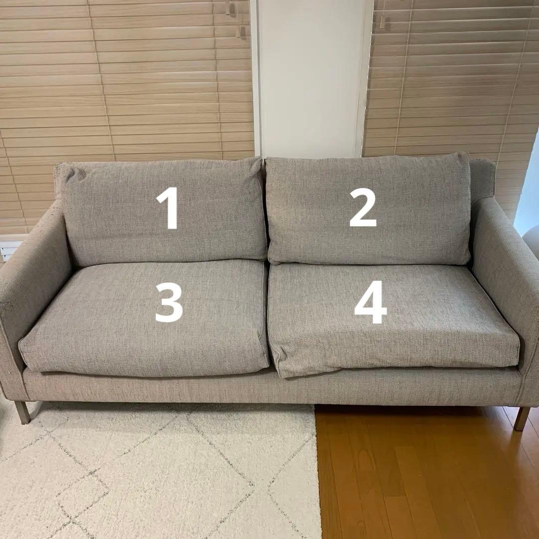 アイラーセン ストリームライン 190cm用 ソファカバー COTTON-26