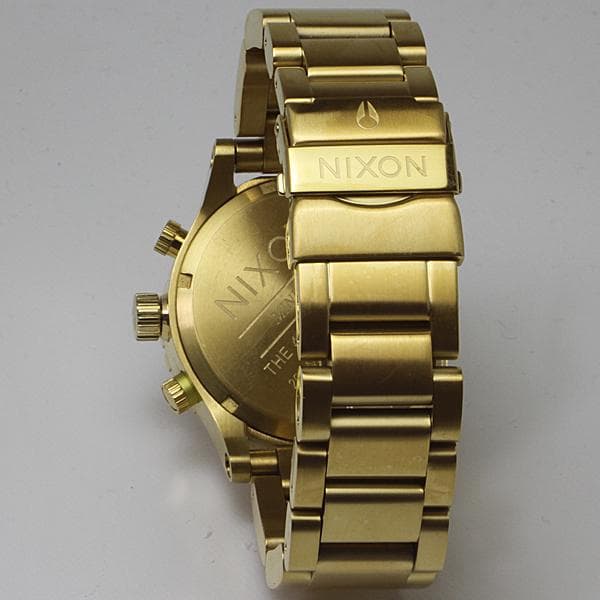 A u[ニクソン] NIXON 腕時計 42-20 GOLD