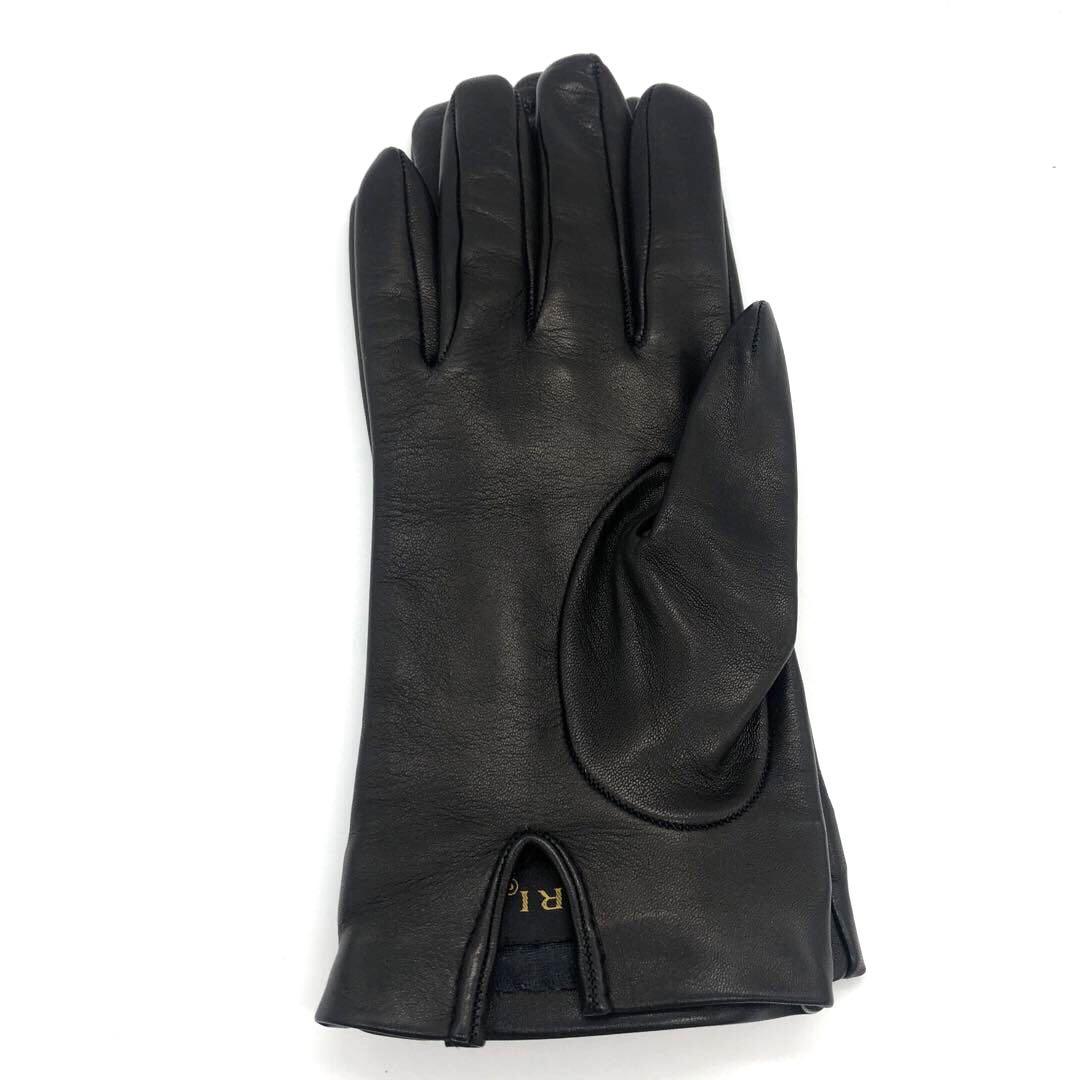 未使用✨ブルガリ レザー　手袋 ブラック