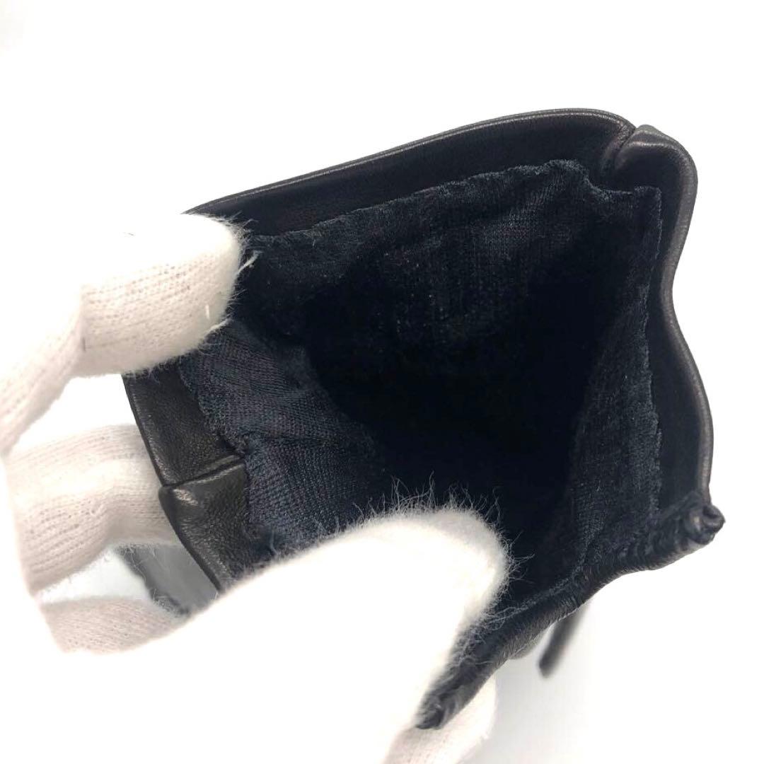 未使用✨ブルガリ レザー　手袋 ブラック
