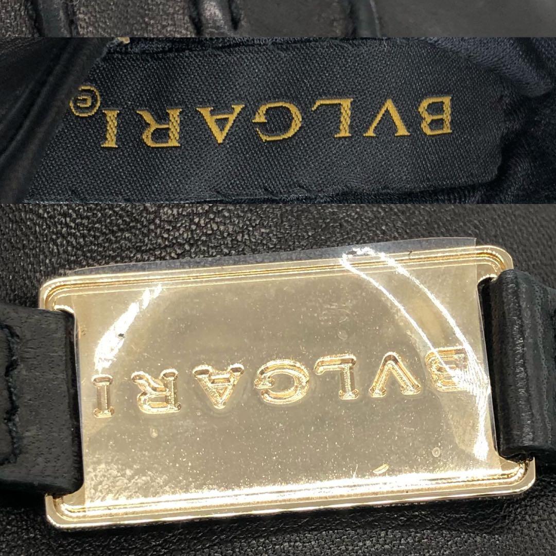 未使用✨ブルガリ レザー　手袋 ブラック