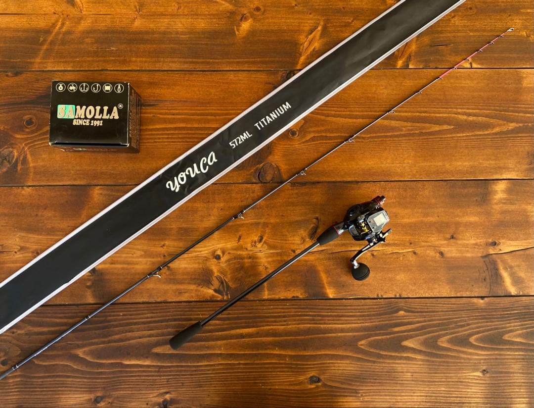 ジギングセット　ジギングロッド　C572ML スロージギング　タイラバ　イカ