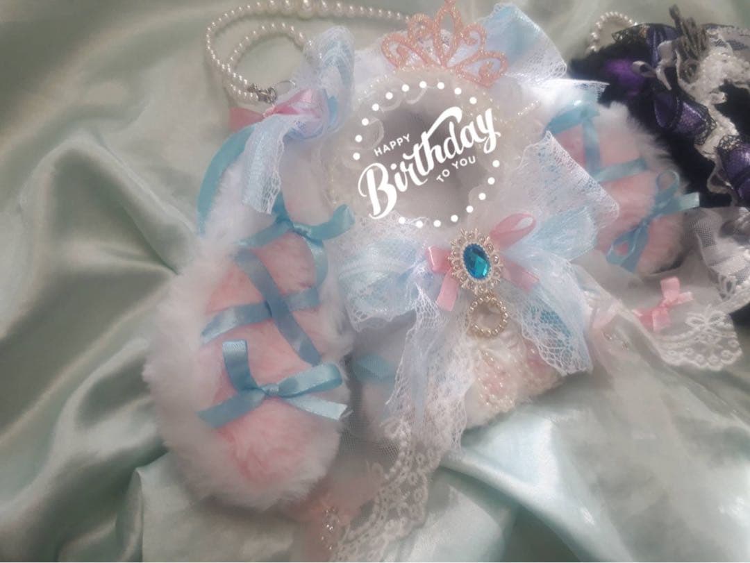 るる様ぬい服ふわふわうさ耳猫耳お座り にじぱぺ いつぬい 10cm 12cm