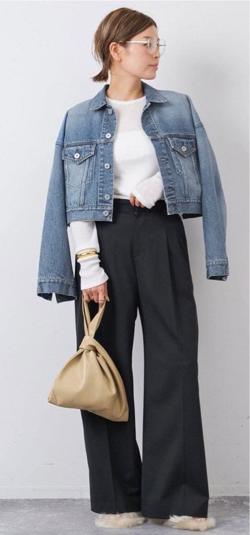 ★Deuxieme Classe★クロップド デニム ジャケット中古★