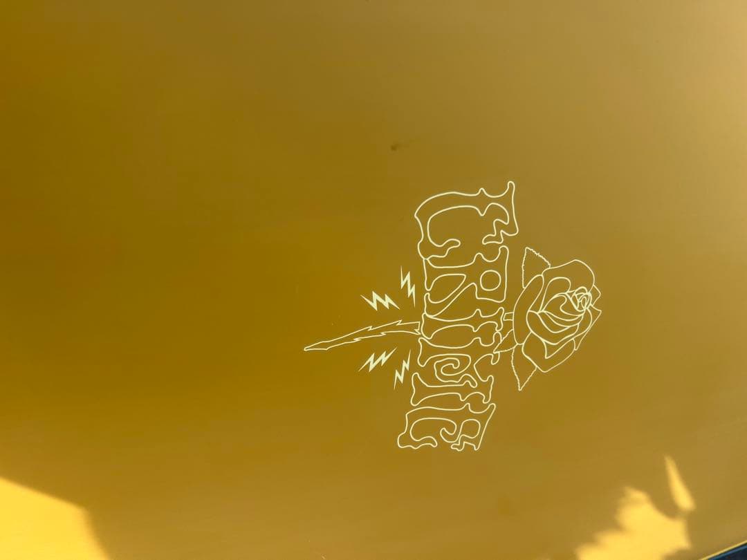 【手渡しのみ】CRIME ロングボード イエロー 10‘1