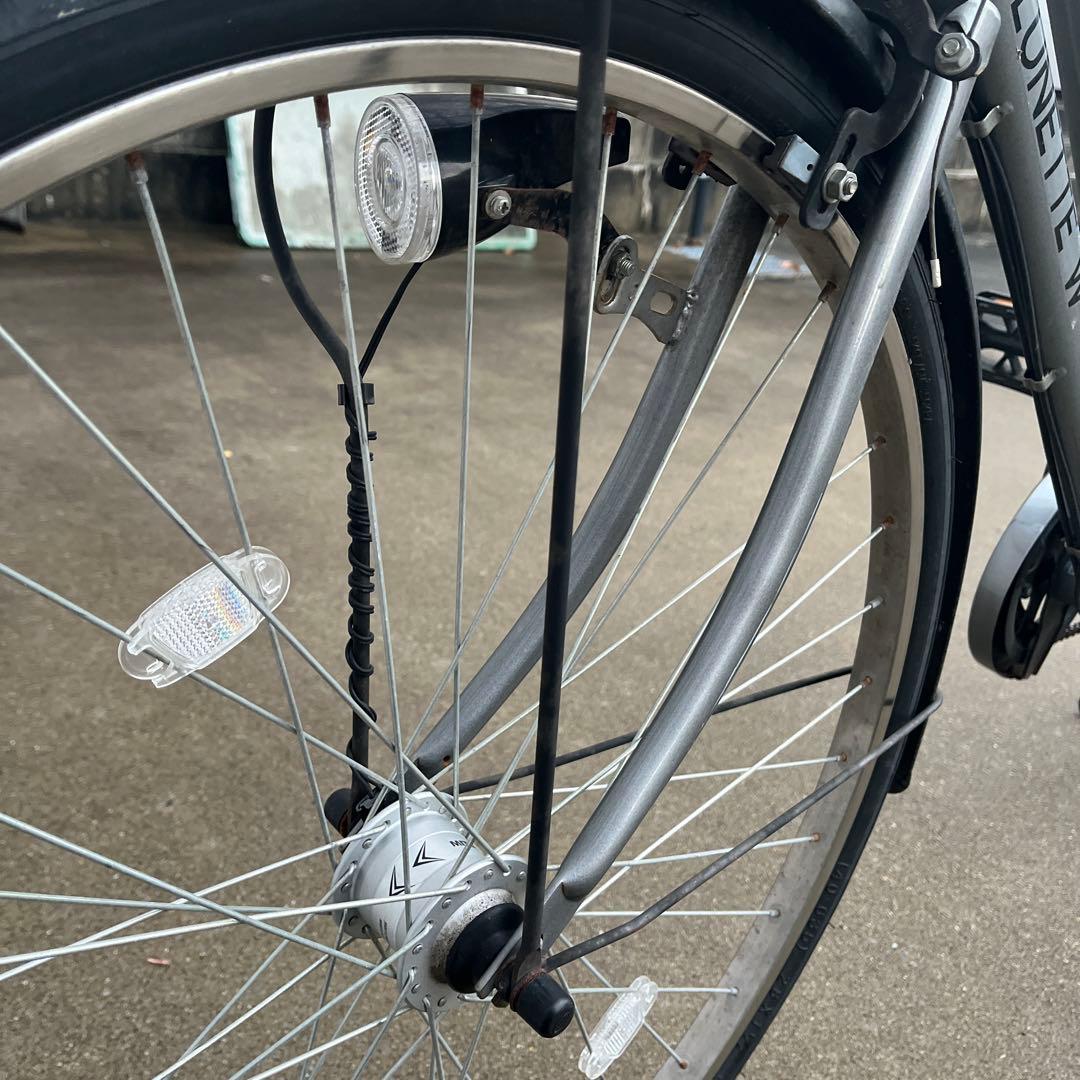 SHIMANOグレー シティサイクル 【基本的に引き取り限定】