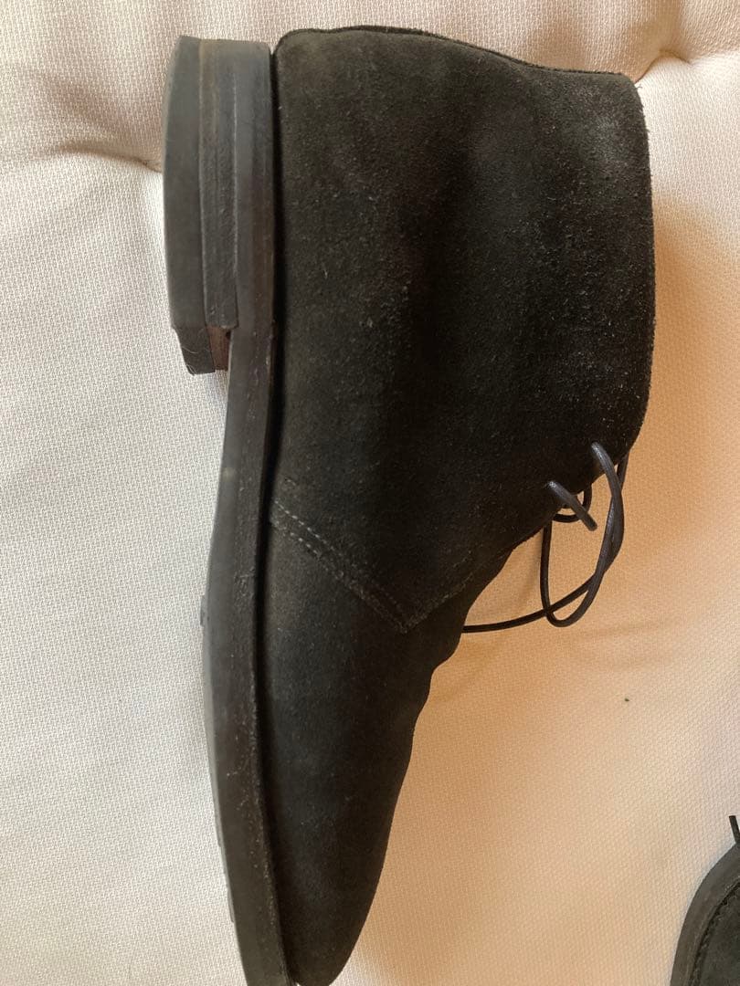 CROCKETT&JONES チャッカブーツ　UK8E スエード黒