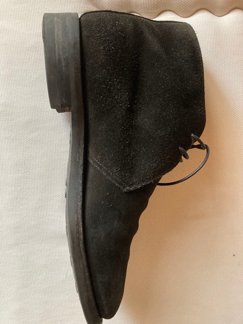 CROCKETT&JONES チャッカブーツ　UK8E スエード黒