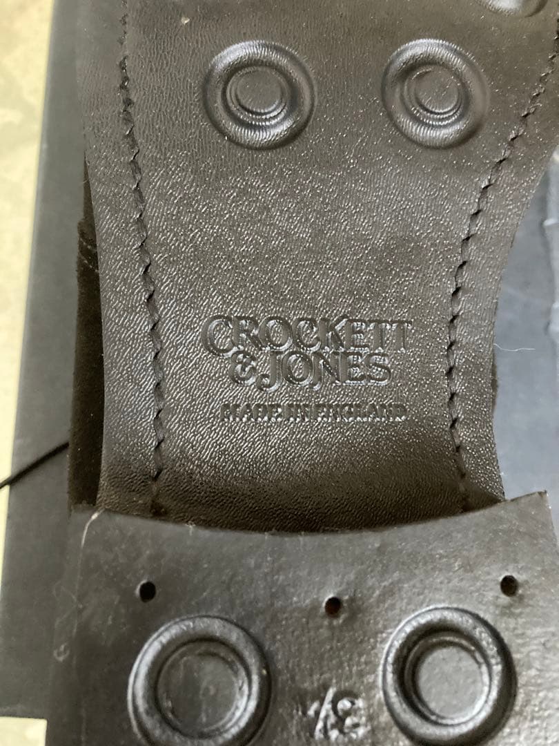 CROCKETT&JONES チャッカブーツ　UK8E スエード黒