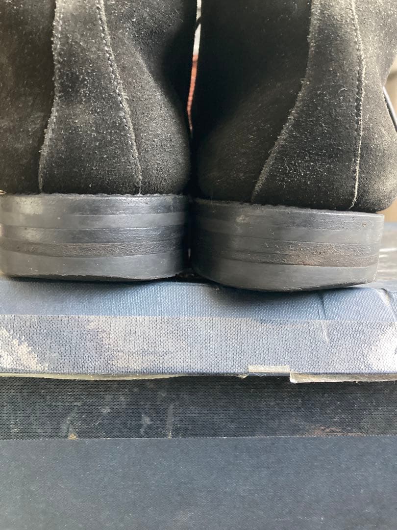 CROCKETT&JONES チャッカブーツ　UK8E スエード黒