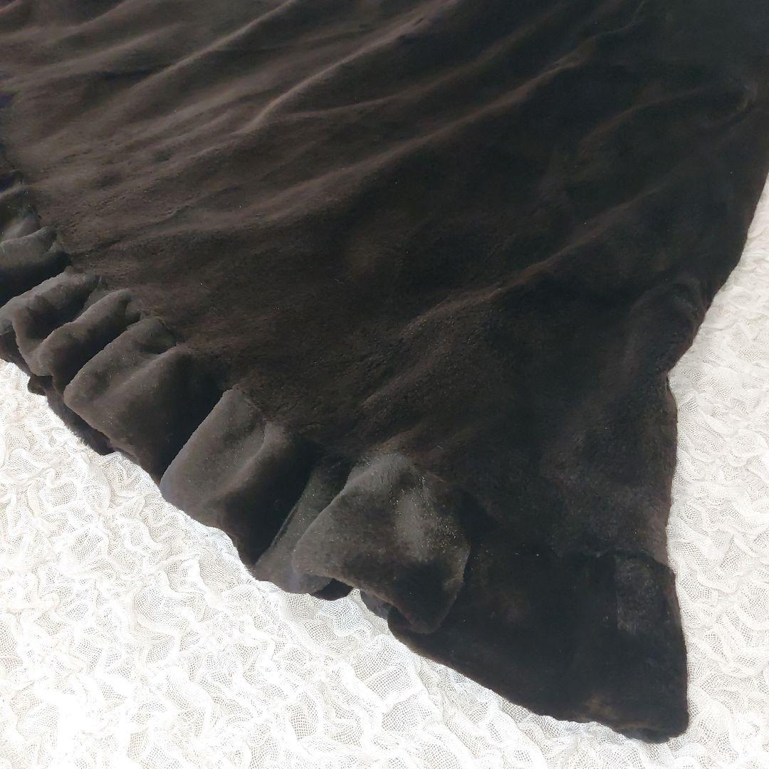 極上の肌触り シェアードミンク イタリアARIANNA フレア ケープコート