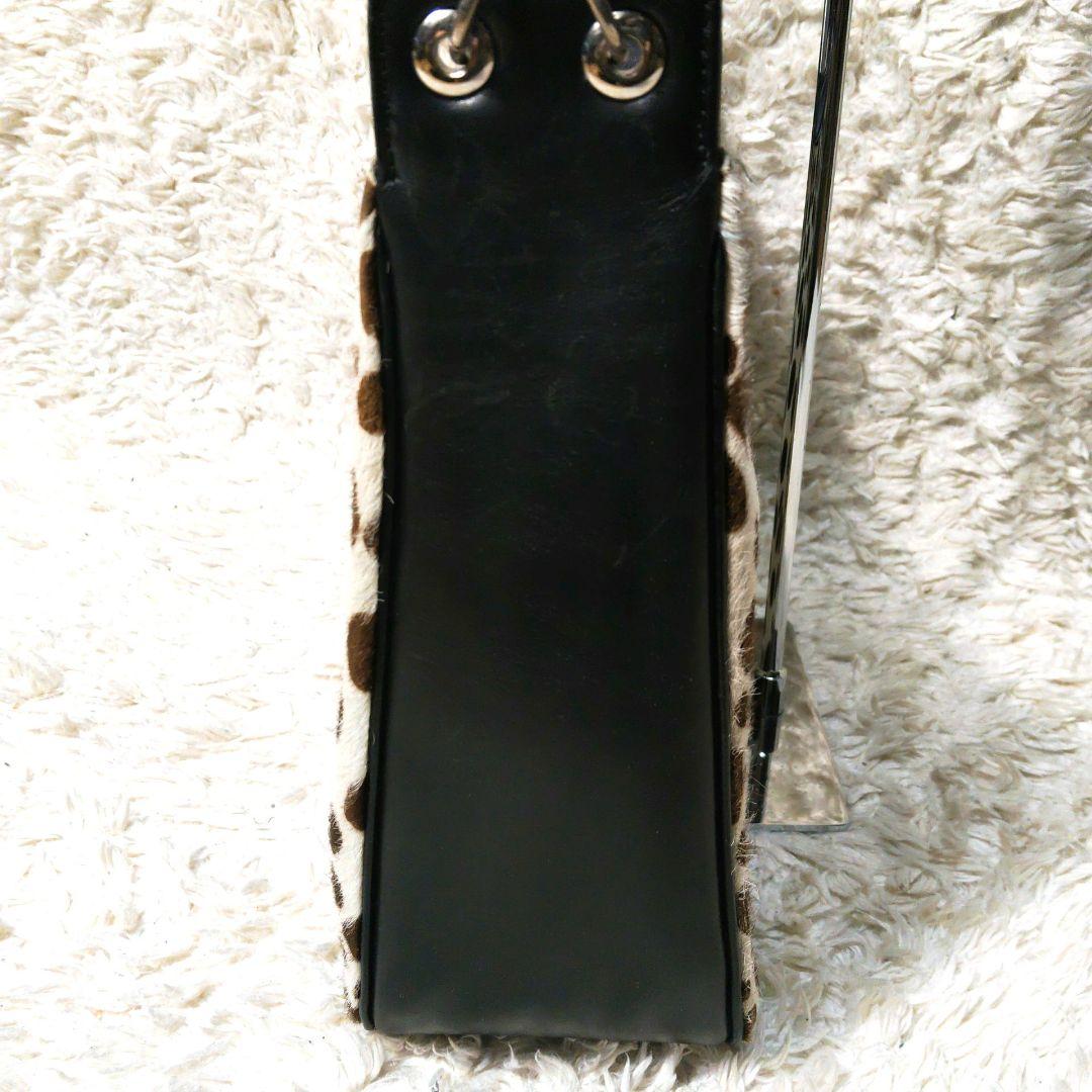 YSL イヴ・サンローラン ワンショルダーバッグ ハラコ チェーンショルダー