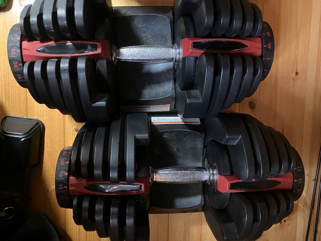 可変式ダンベル最大40kg２つセット