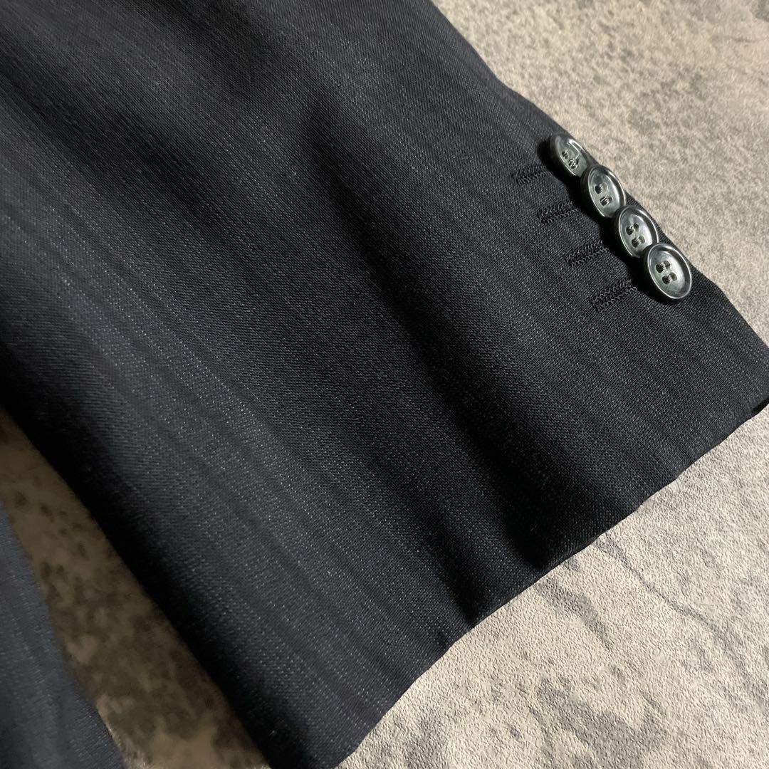 極美品 GANNI VERSACE & 五大陸ネクタイ 極上ウール ダブルスーツ