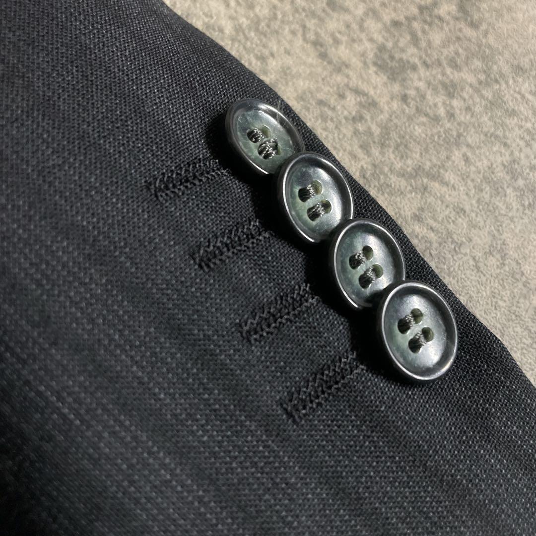 極美品 GANNI VERSACE & 五大陸ネクタイ 極上ウール ダブルスーツ