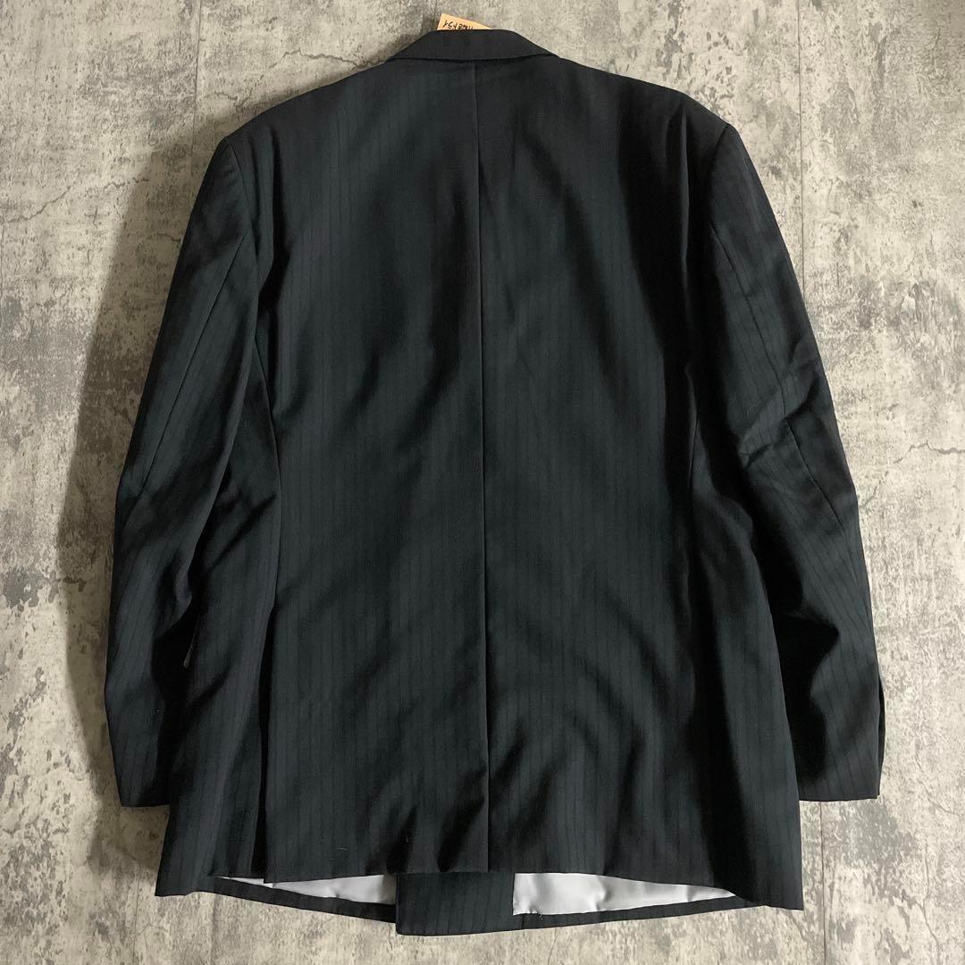 極美品 GANNI VERSACE & 五大陸ネクタイ 極上ウール ダブルスーツ