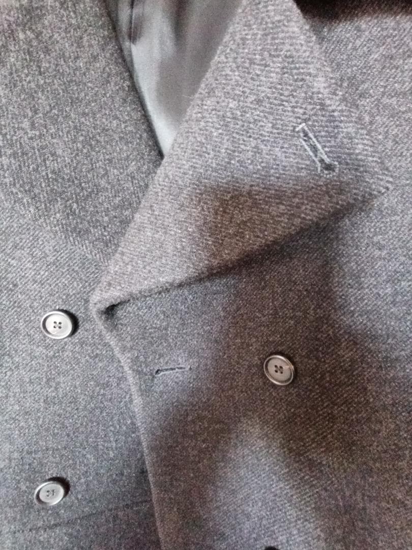 miu miu ダークグレー Pコート ピーコート