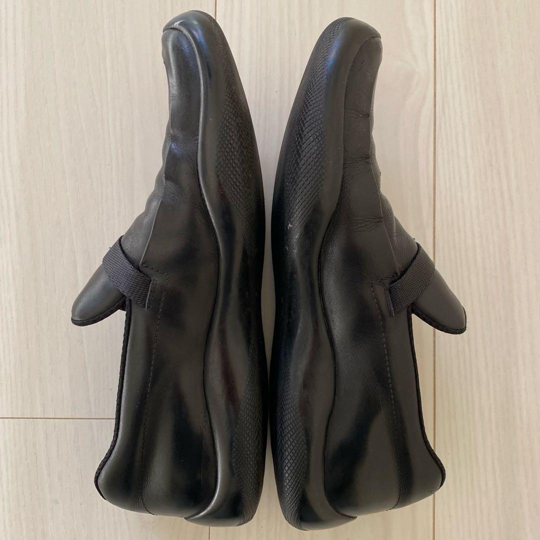 靴 1990s archive prada sports leather shoes